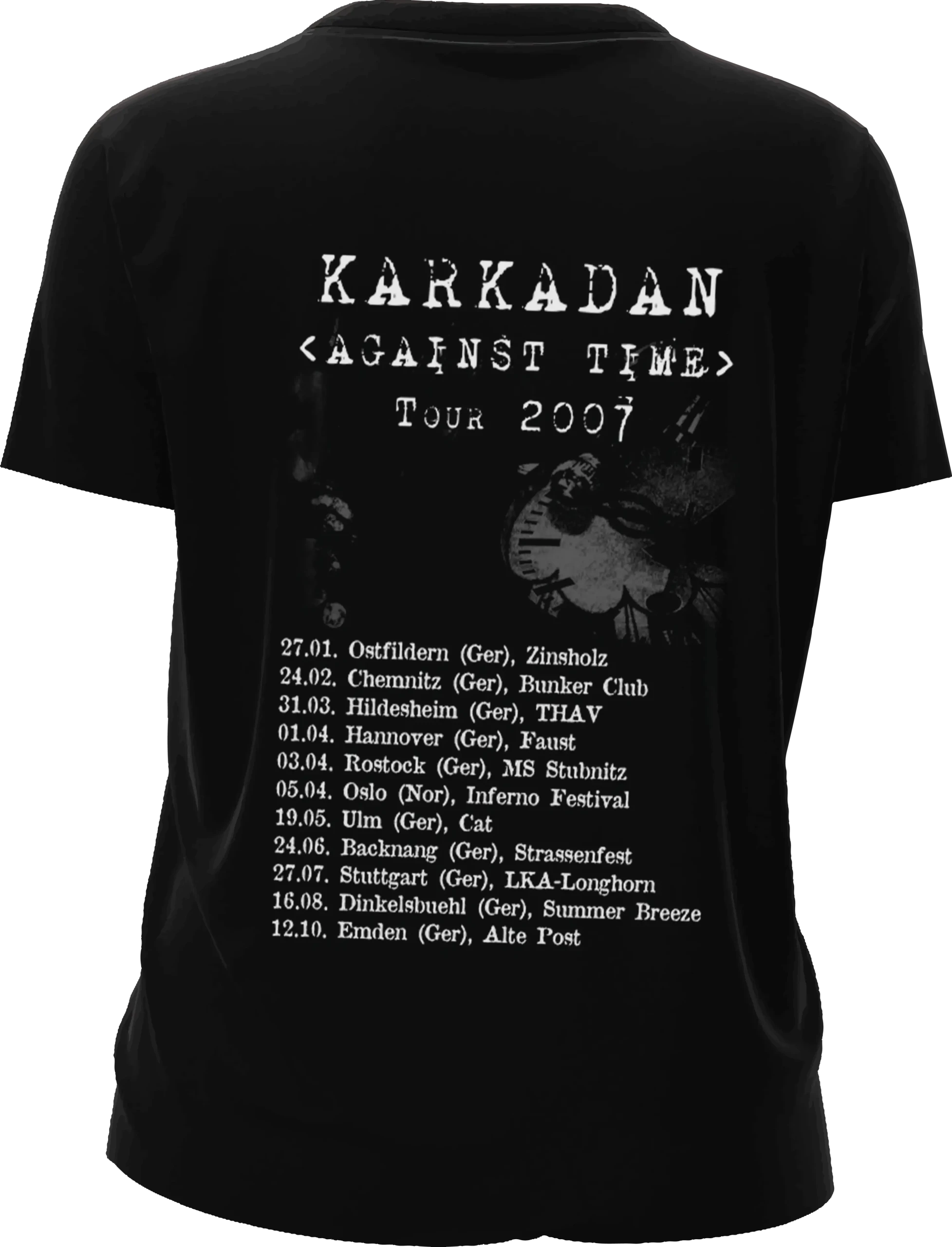 KARKADAN · Against Time Tour 2007 | GIRLIE (Death Metal/Progressive Metal/Black Metal/Heavy Me Clothes) · Picture 1