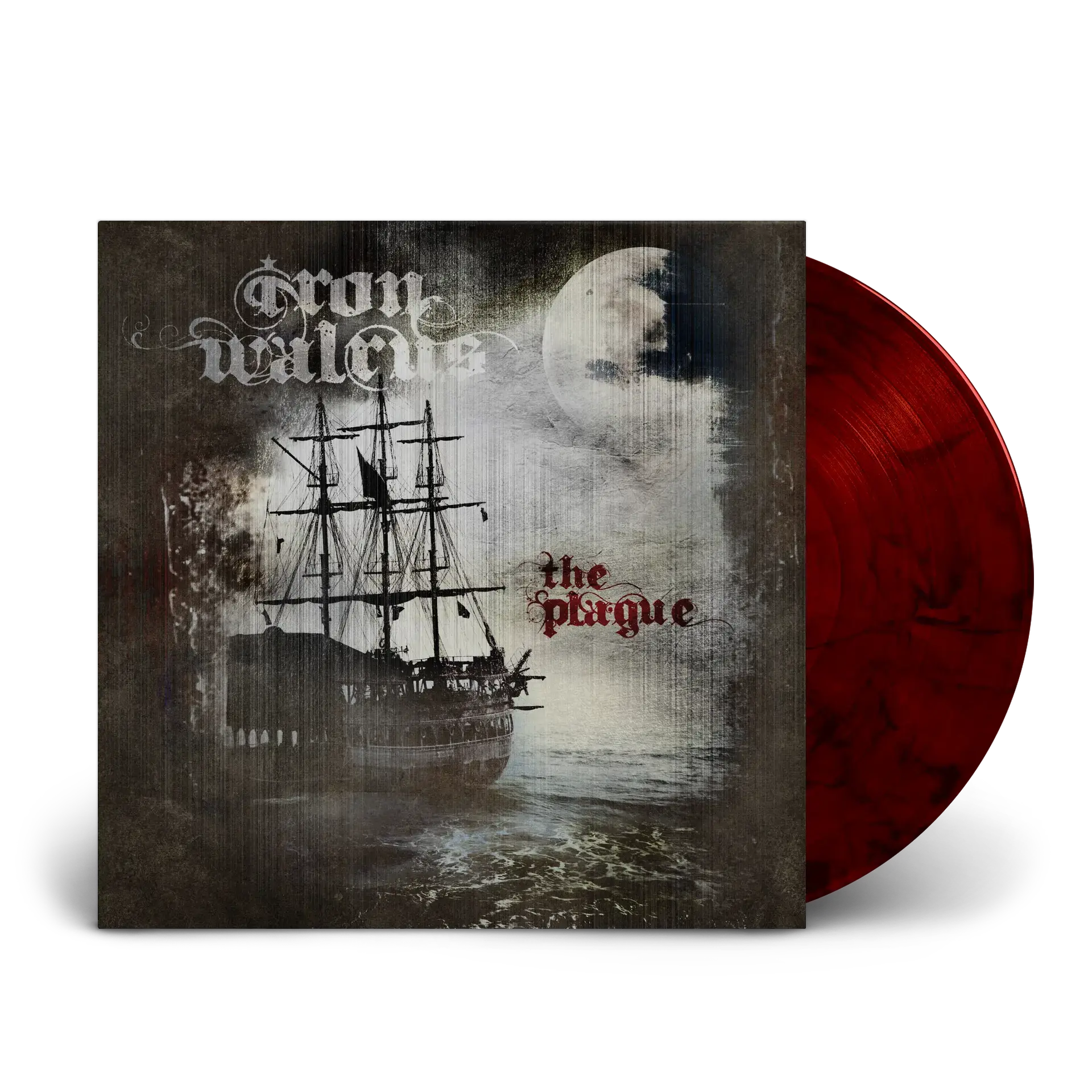 IRON WALRUS · The Plague | RED/BLACK VINYL (Sludge Vinyl)