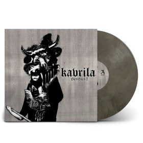 KAVRILA · Heretics I | CLEAR BLACK MARBLED LP (Sludge/Doom Metal/Black Metal/Hardcore Vinyl)