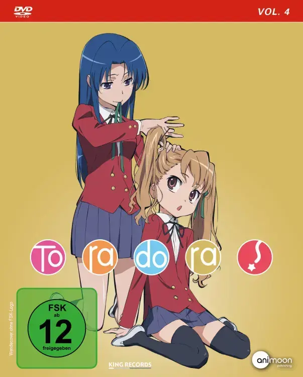 TORADORA · Toradora! - Vol.4 | DVD (Animation/Anime DVDBluRay)