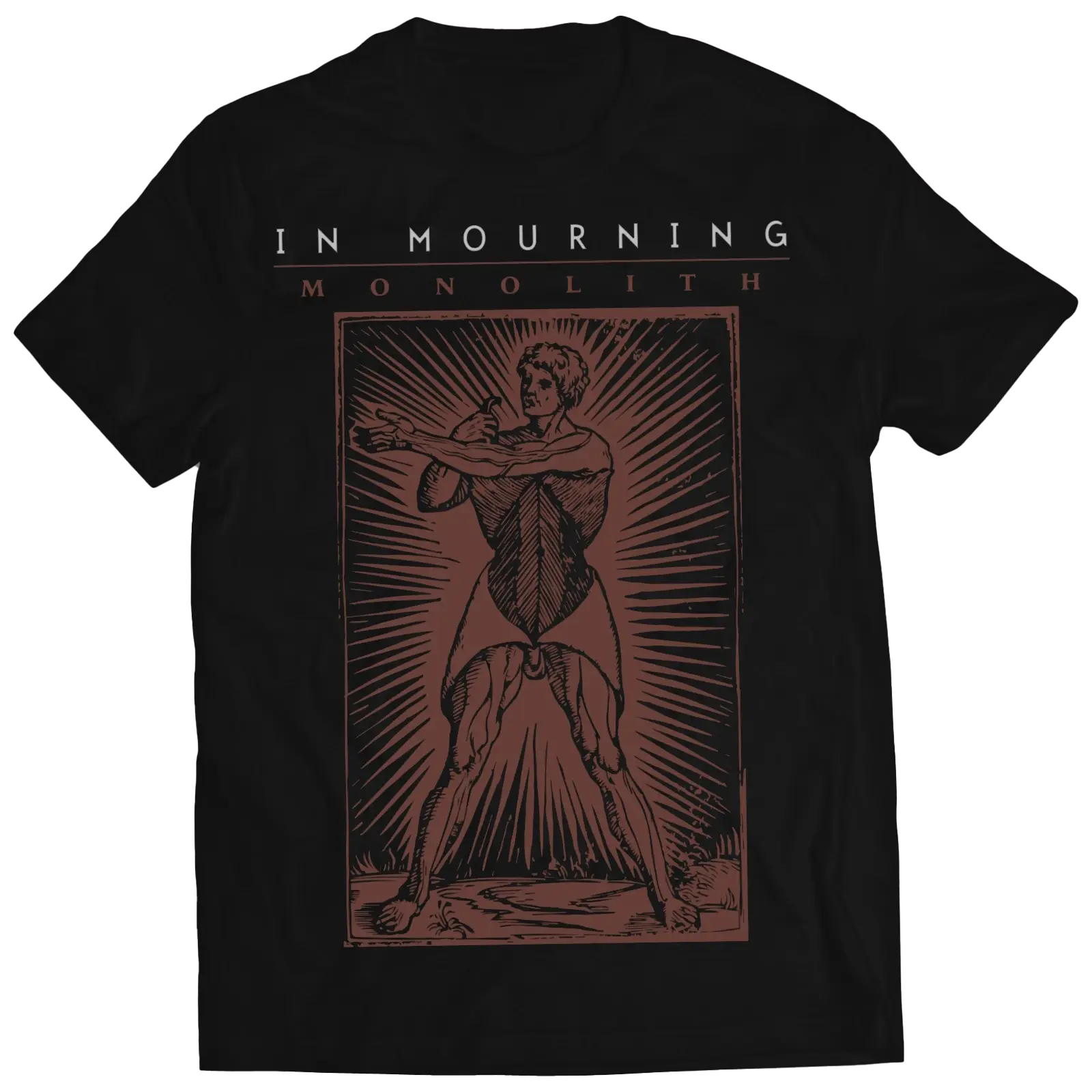 IN MOURNING · Monolith | T-SHIRT (Death Metal/Doom Metal/Progressive Metal Clothes)