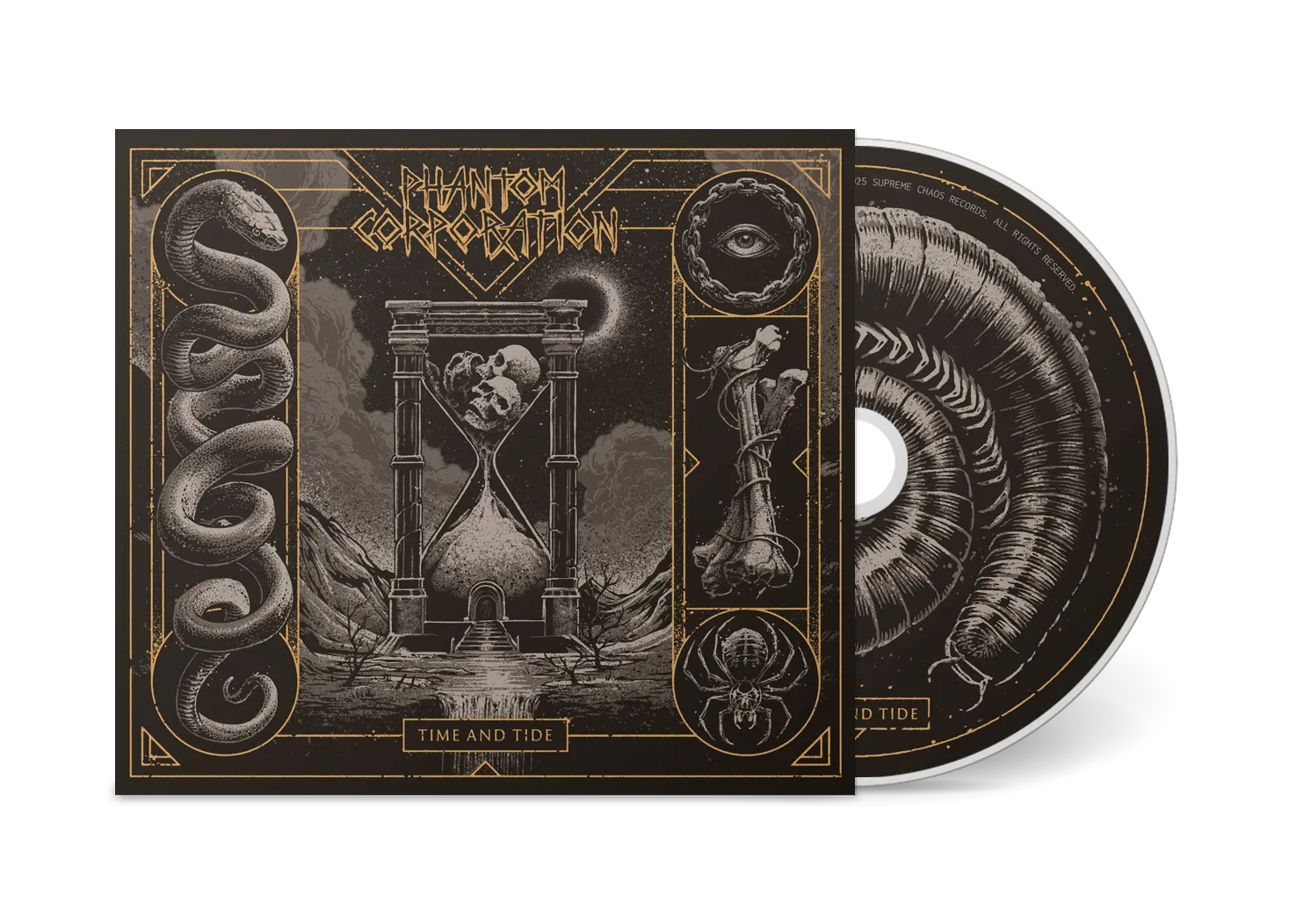 PHANTOM CORPORATION · Time And Tide | DIGIPAK CD (Thrash Metal/D-Beat/Death Metal CDs)