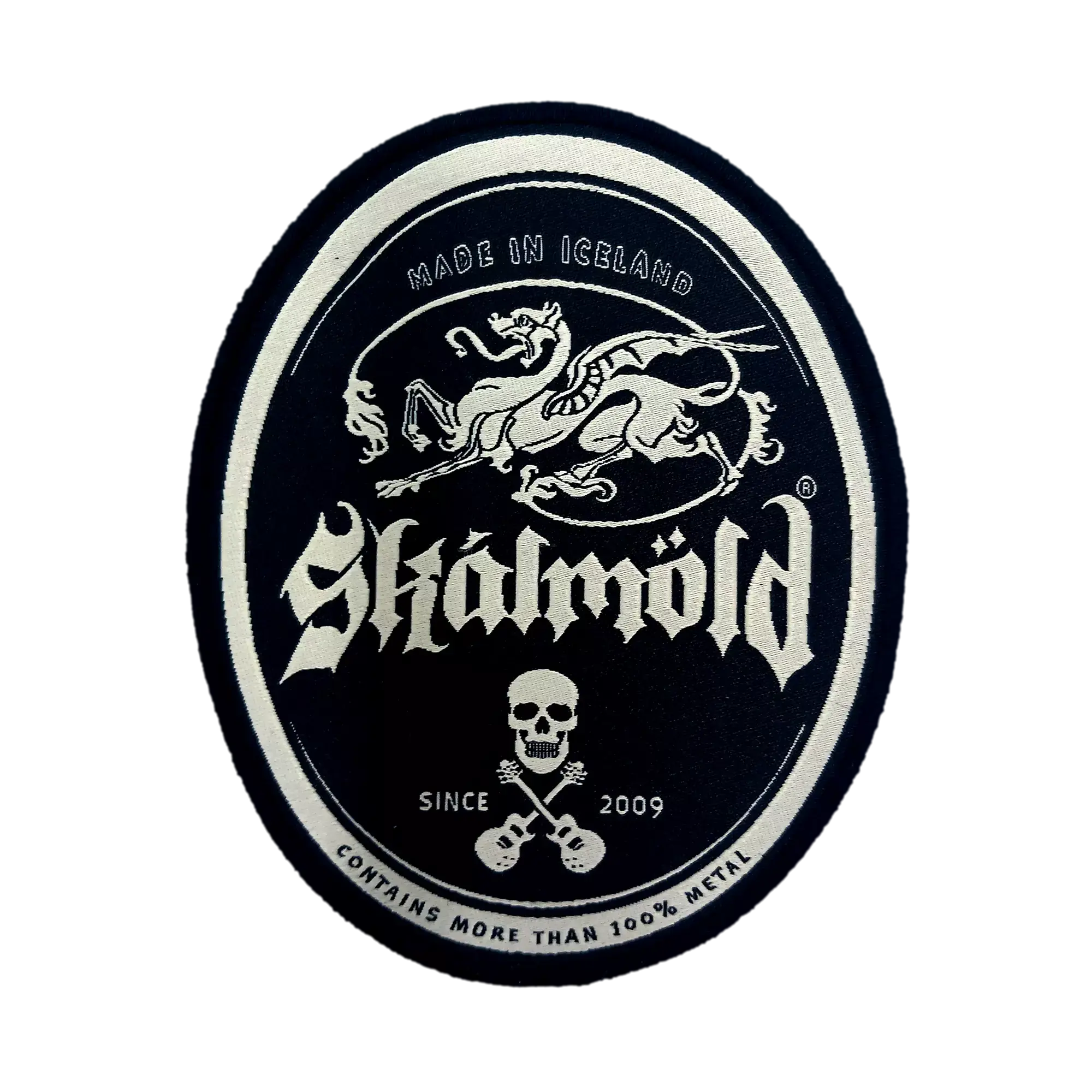 SKÁLMÖLD · Oval Logo | PATCH (Viking Metal/Folk Metal Others)