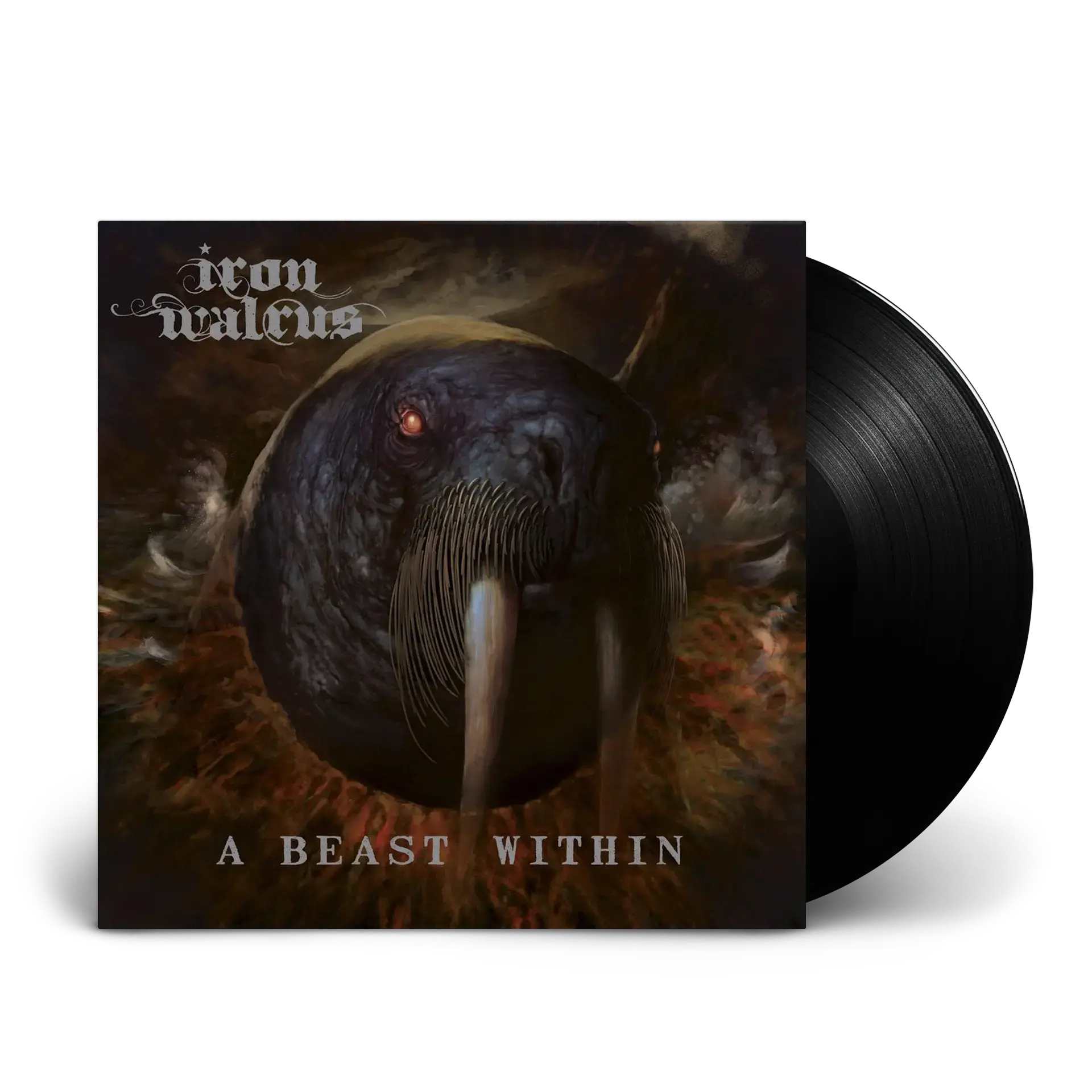 IRON WALRUS · A Beast Within | BLACK LP (Sludge Vinyl)