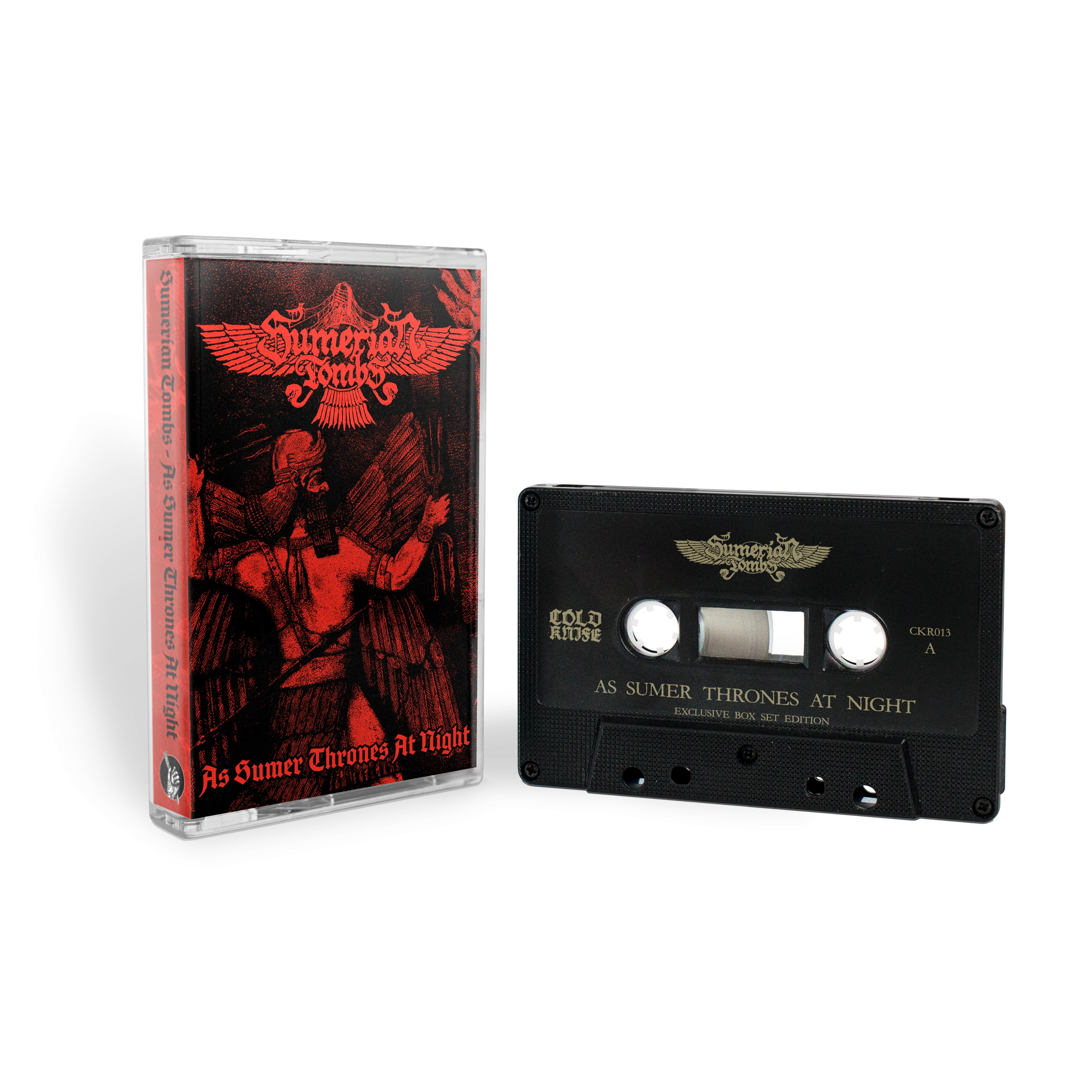 SUMERIAN TOMBS · Age of Eternal Night/As Sumer Thrones At Night | WOODEN TAPE BOX (Black Metal/Death Metal Tapes) · Picture 4