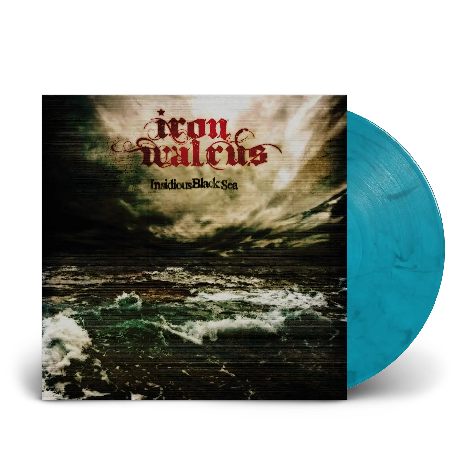 IRON WALRUS · Insidious Black Sea | CLEAR/BLUE VINYL (Sludge Vinyl)