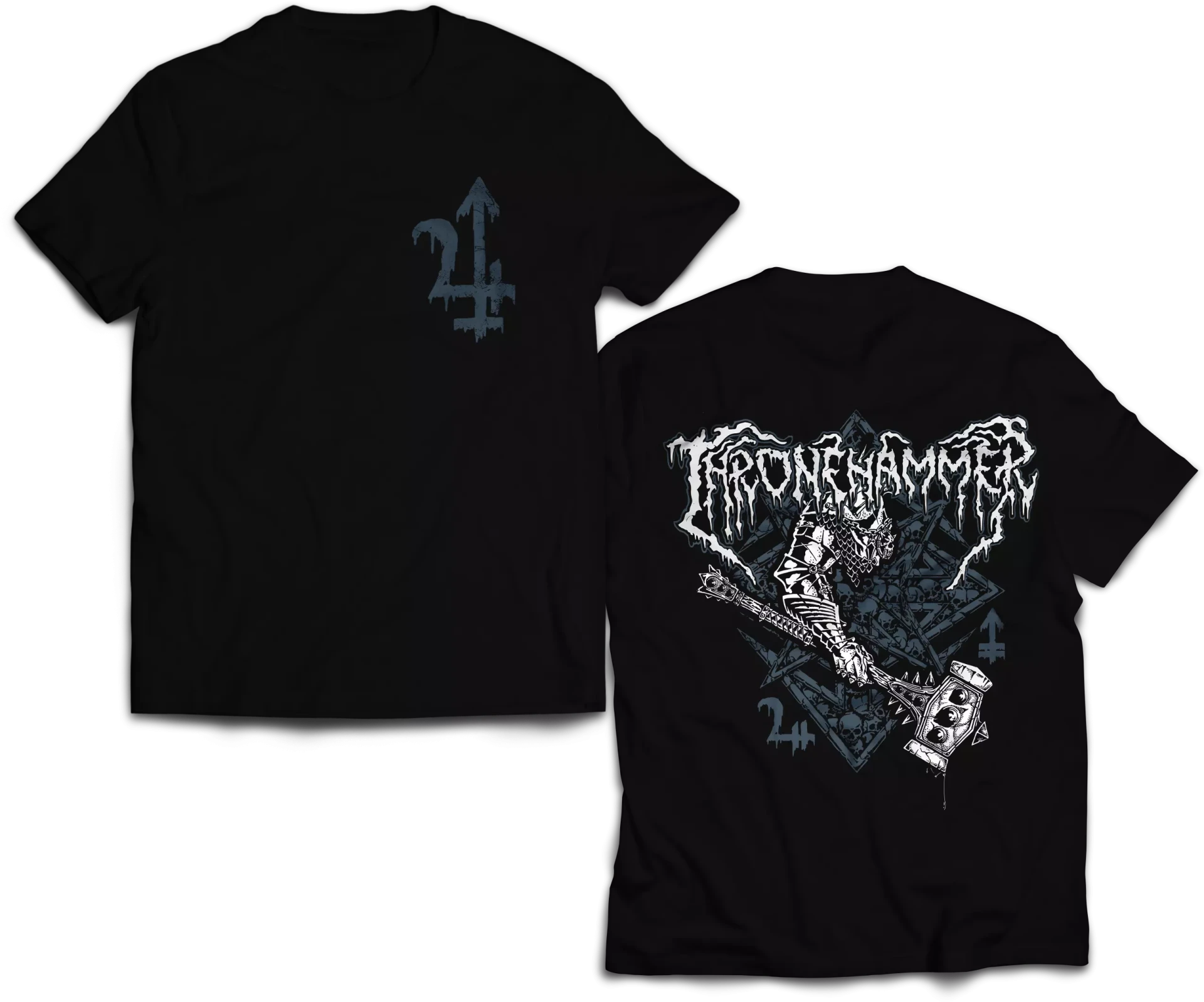 THRONEHAMMER · Hammer & Sigil | T-SHIRT (Doom Metal/Epic Metal/Death Metal Clothes)